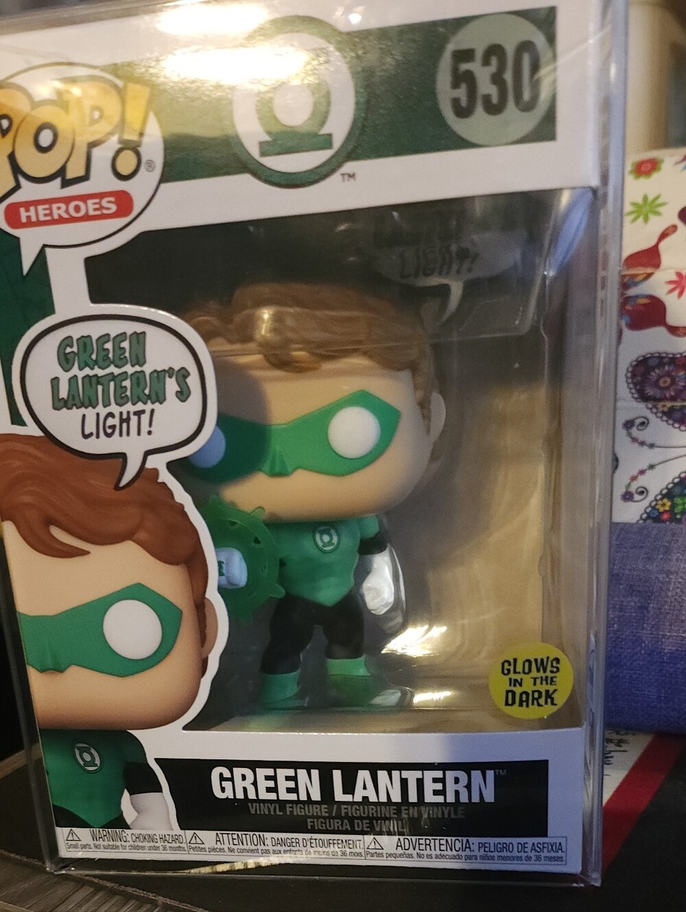 GREEN LANTERN - DC Super Heroes - Funko POP! #530 Glows in the Dark Vinyl Figure